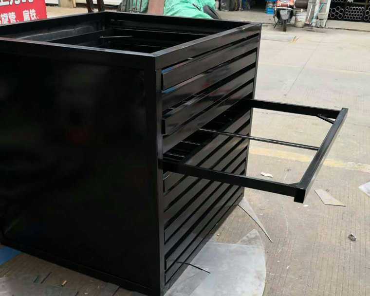 不锈钢板材木地板展示架